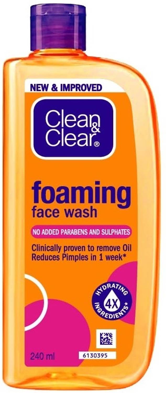Clean and Clear Oil Free Foaming Face Wash (240 ml)