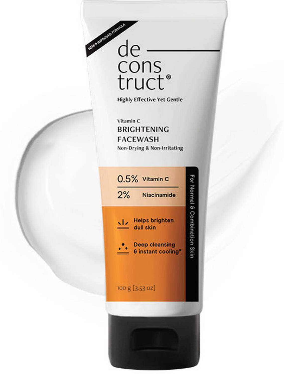 Deconstruct Vitamin C & Niacinamide Face Wash 100ml - Image 1