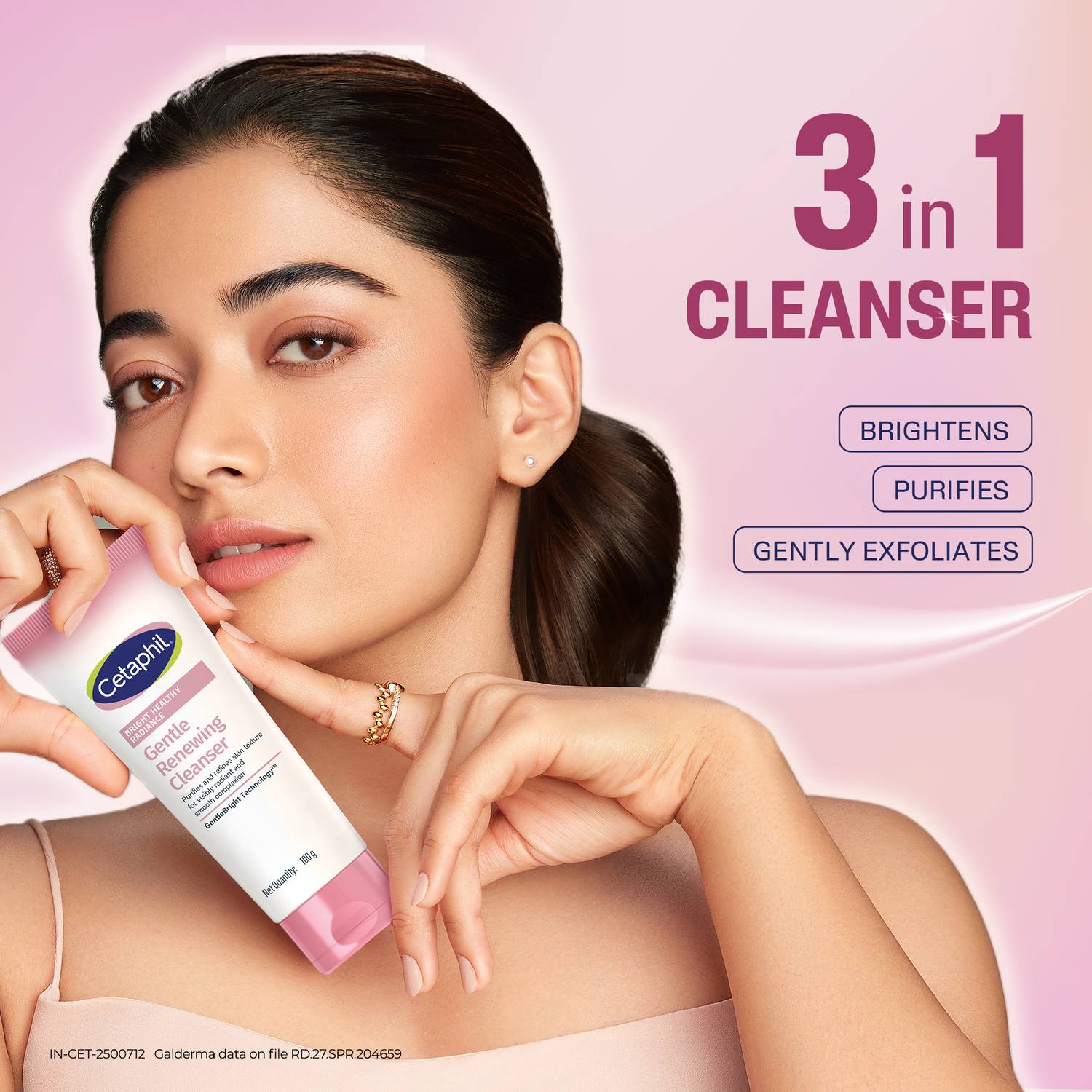 Cetaphil Gentle Renewing Cleanser Face Wash 100g - Image 2