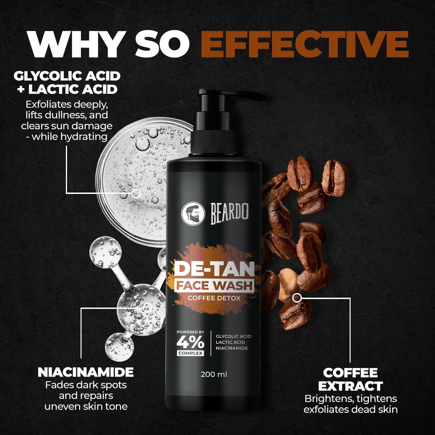 BEARDO De-Tan Face Wash 5 L - Image 4