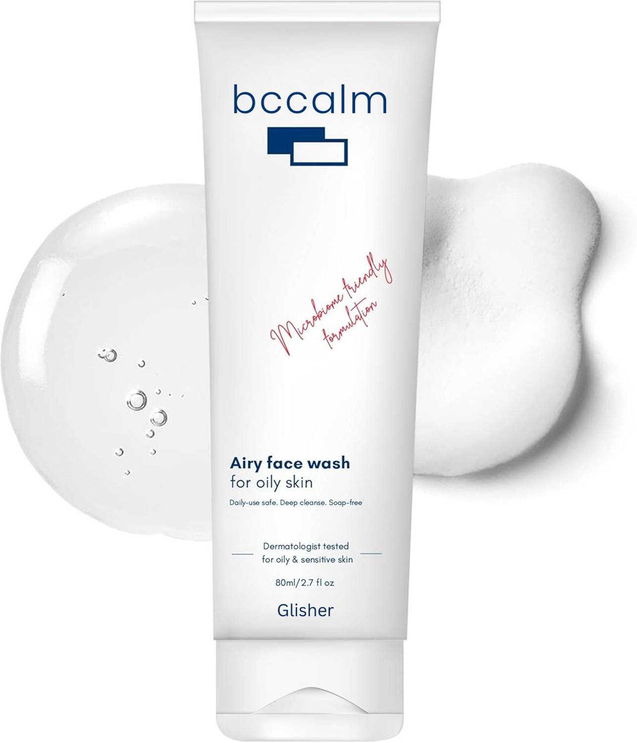 Glisher Becalm Airy Face Wash for Oily Skin, 80g