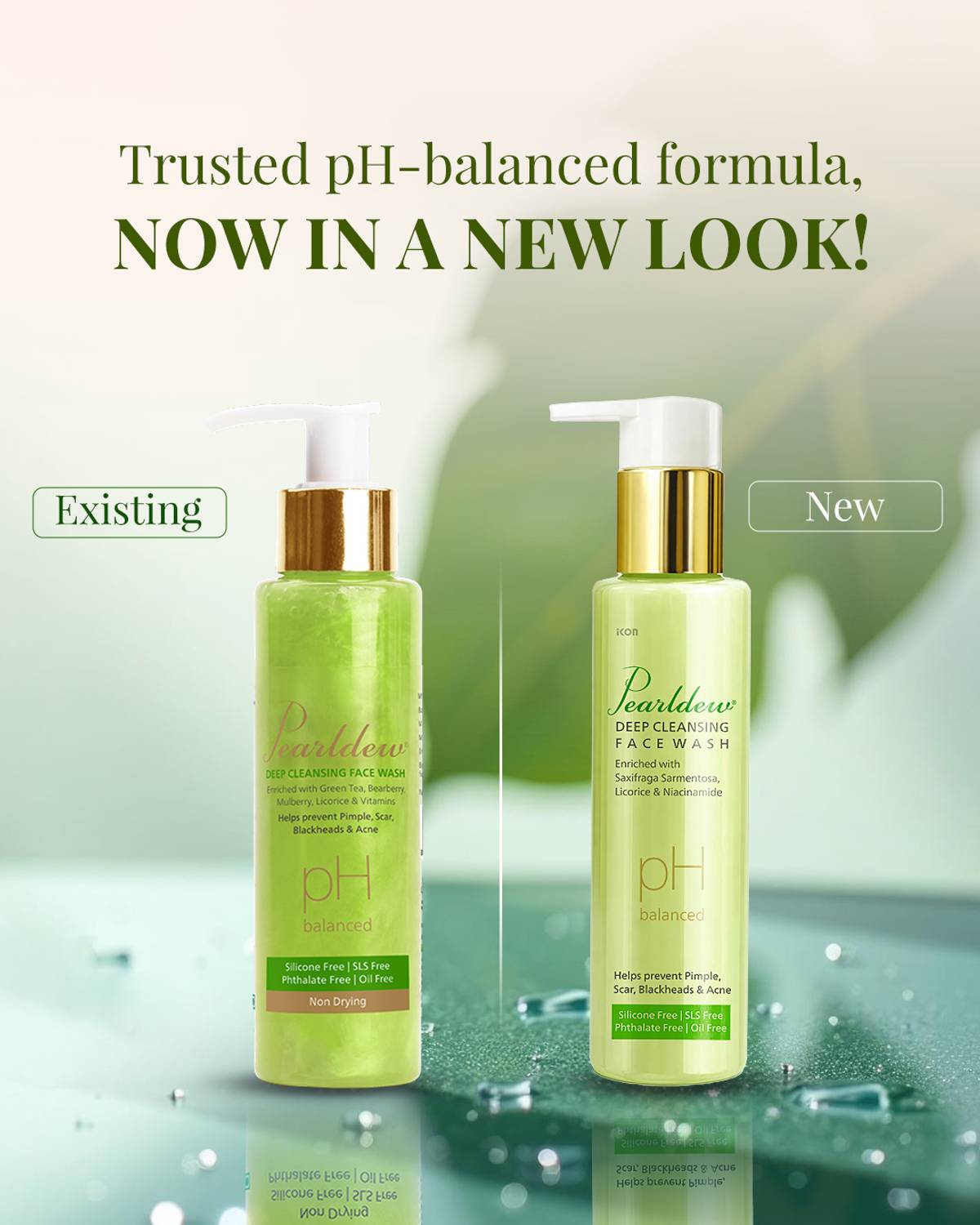 Pearldew Deep Cleansing | Neem & Aloe Vera | Paraben Free Face