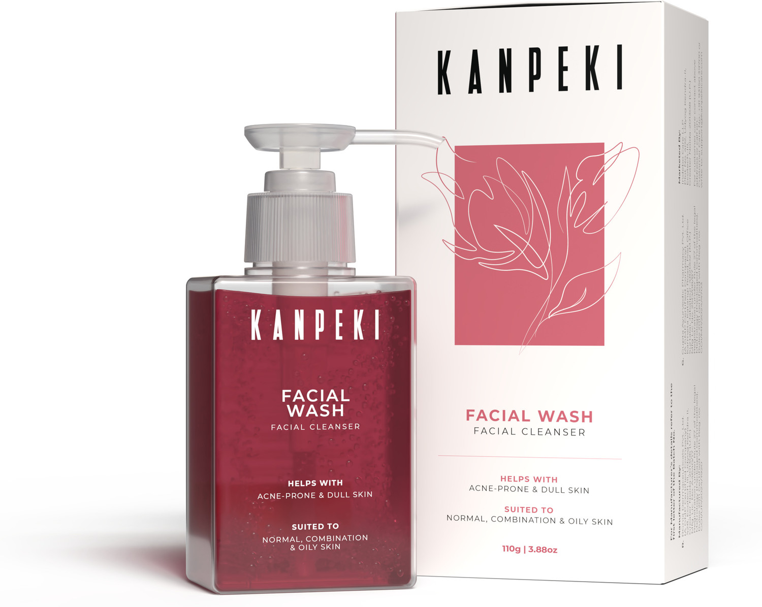 Image of Kanpeki Facial Wash |Face Cleanser Reduces Acne & Provides Bright Skin Normal, Oily Skin Face Wash