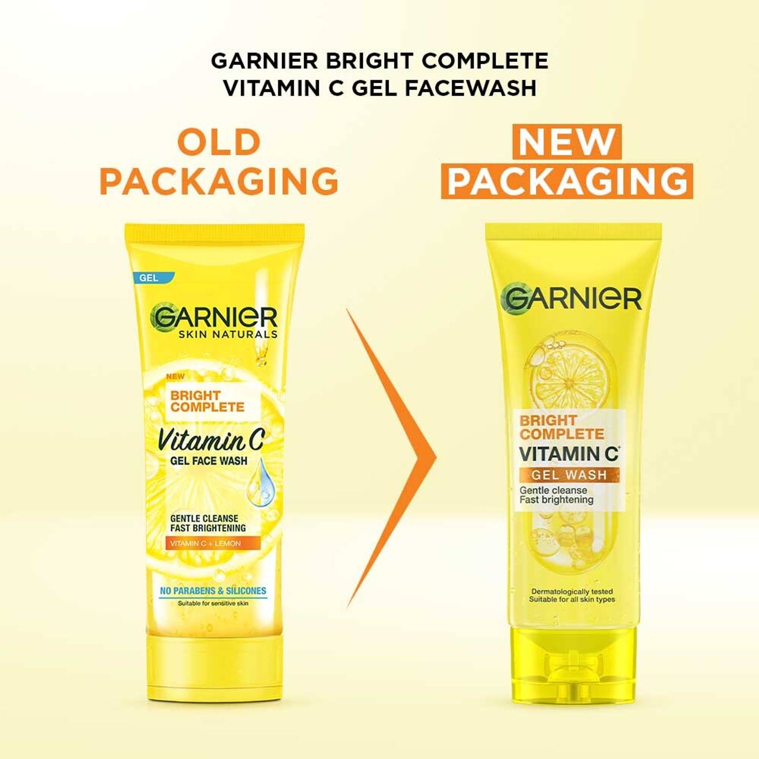 GARNIER Bright Complete Vitamin C Gel Gentle Cleanser - Image 2