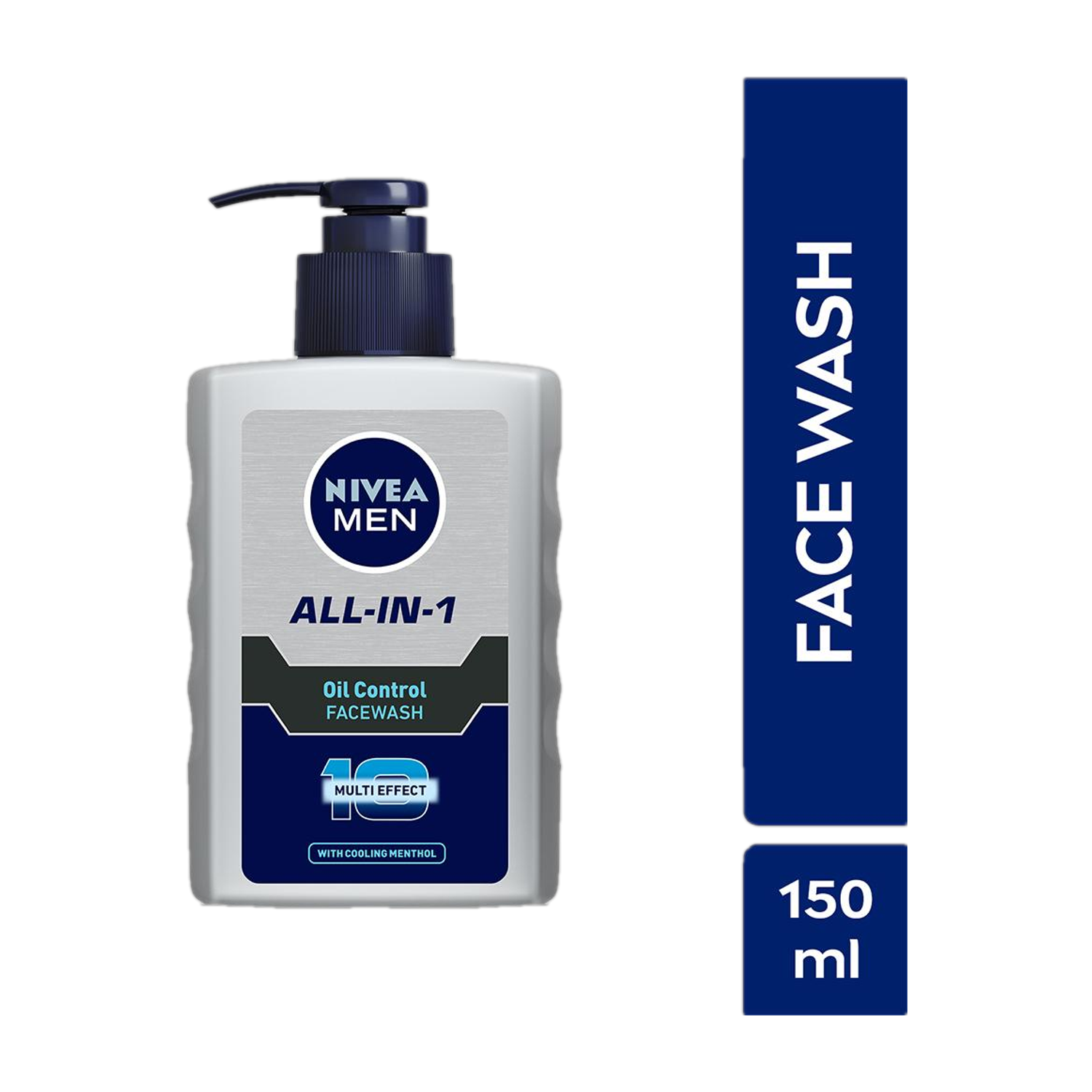 Nivea Men All In One Cooling Menthol Face Wash 150ml - Image 1