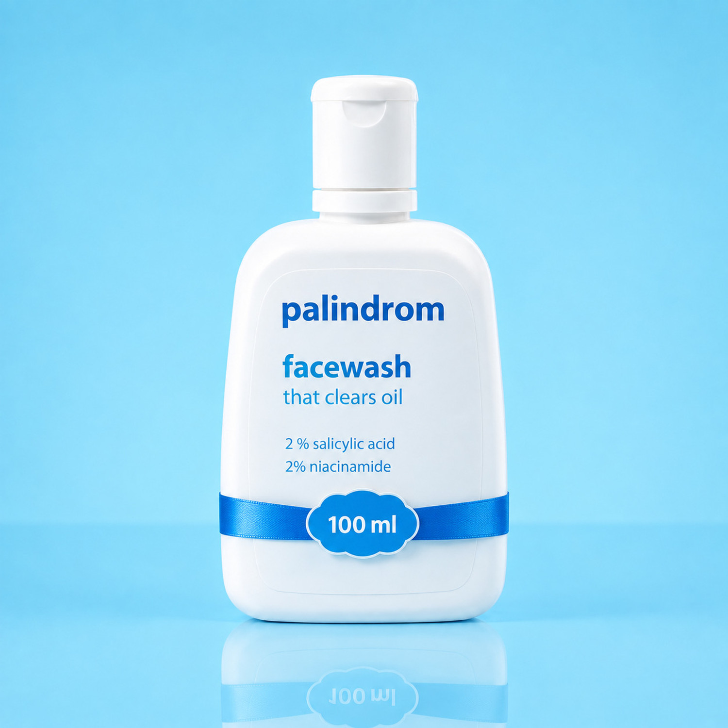 Image of Palindrom 2% Salicylic Acid & 2% Niacinamide for Men & Women | Facewash for Oily Skin & Excess Oil Control | Salicylic | Oily Skin Face Wash