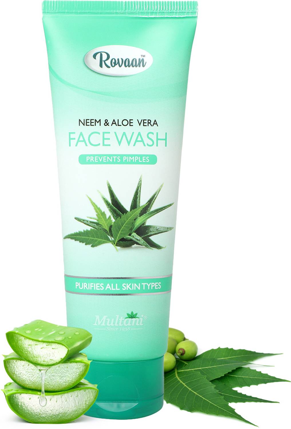 Multani Rovaan Neem & Aloe Vera Face Wash - Image 1