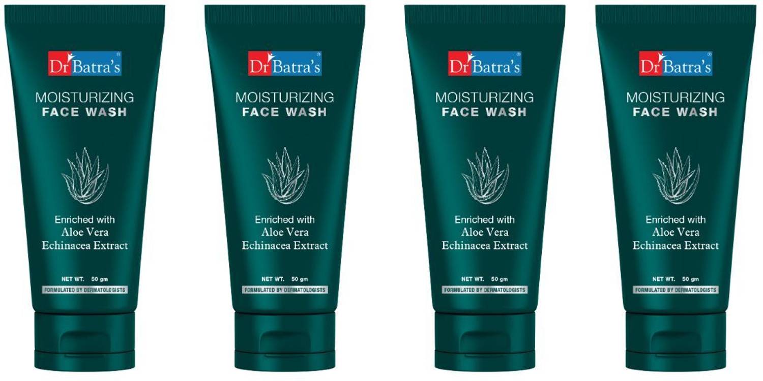Dr Batra's Moisturizing Aloe Vera & Echinacea for Clear, Healthy Skin Face Wash