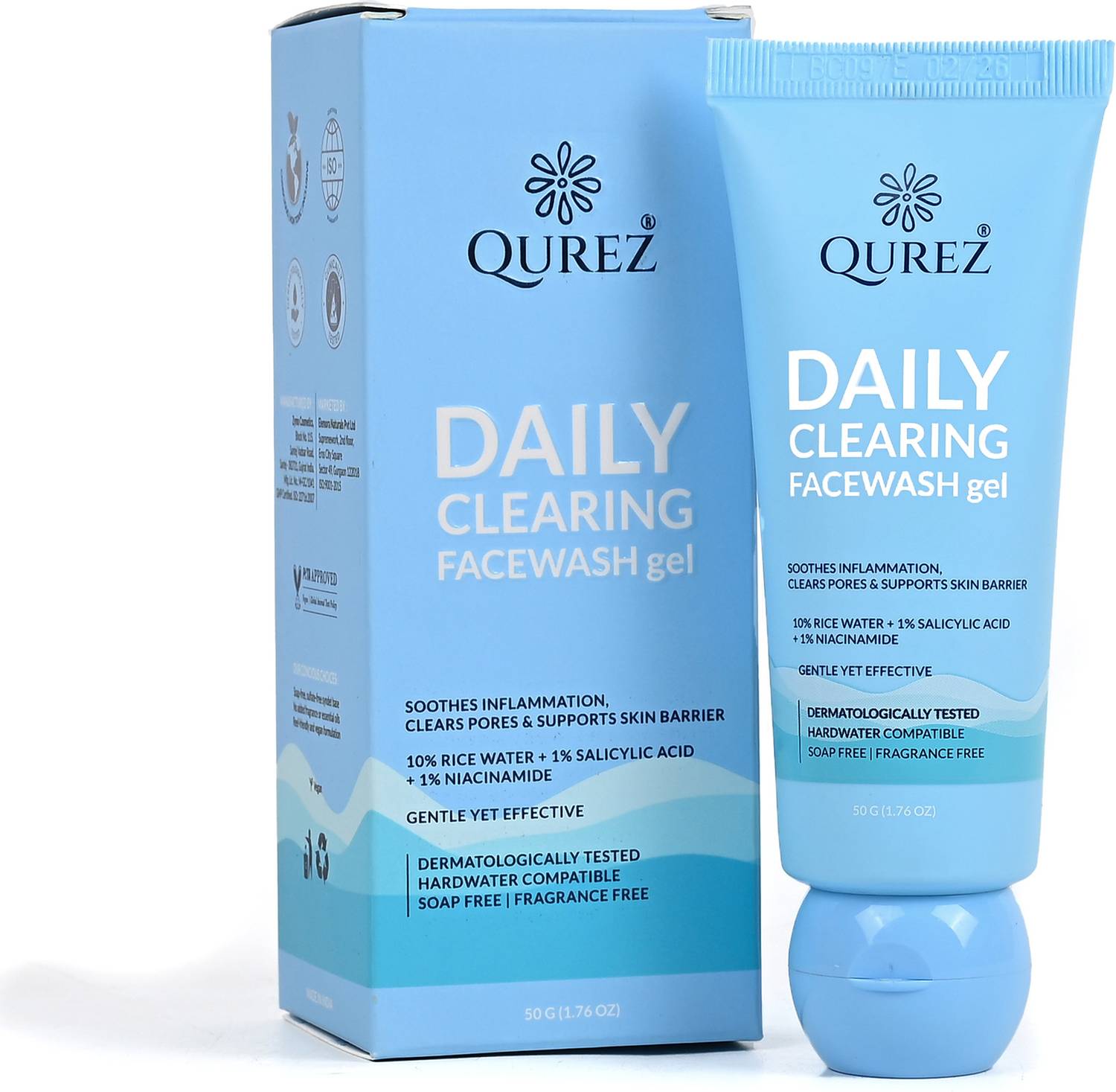 Qurez Salicylic Acid Daily Clearing Acne & Oil Control Cleanser