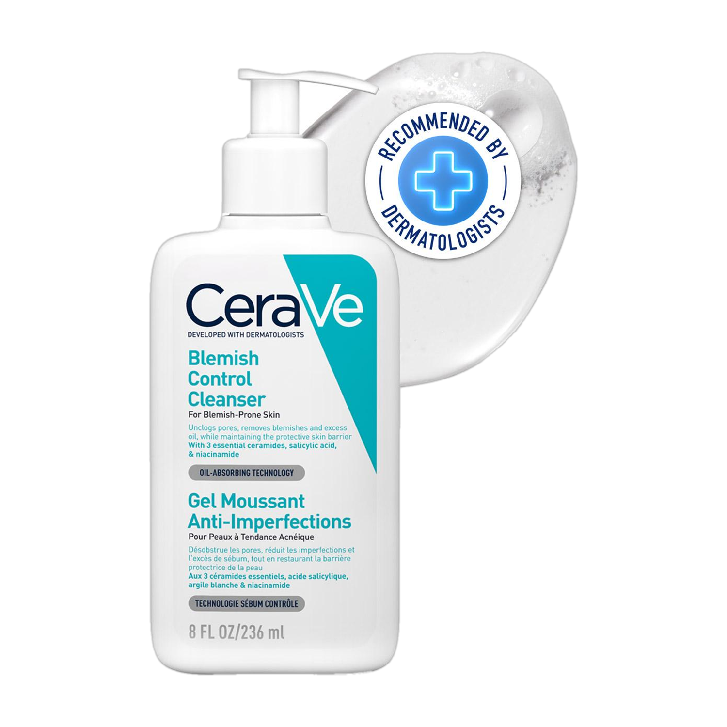 CeraVe Blemish Control Cleanser 2% Salicylic Acid 236 ml