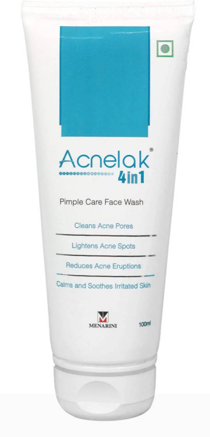 Acnelak 4 In 1 Pimple Care  | Clear Skin Formula (100ml) Face Wash