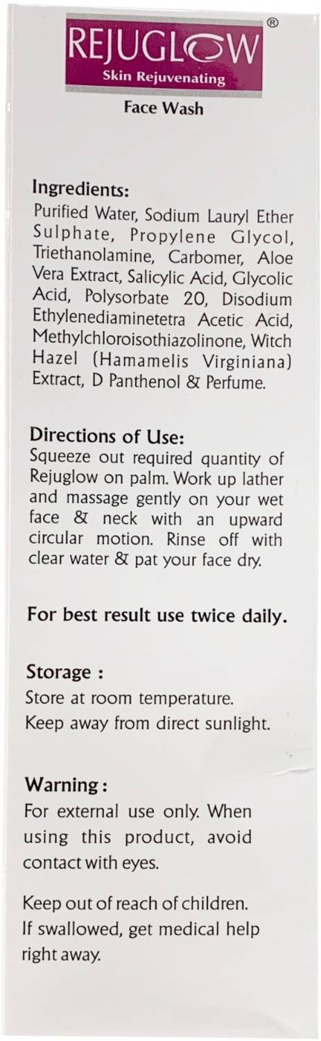 rejuglow FACEWASH Face Wash 100 ml - Image 2