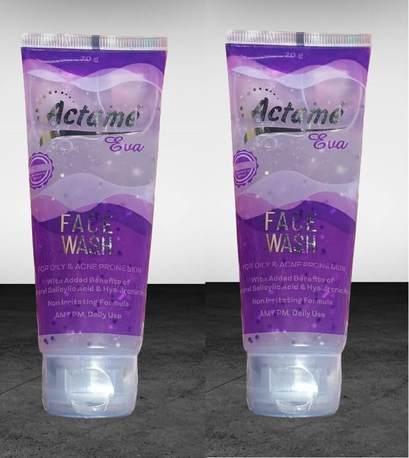 actame EVA FACEWASH EACH 70g (PACK OF 2) Face Wash