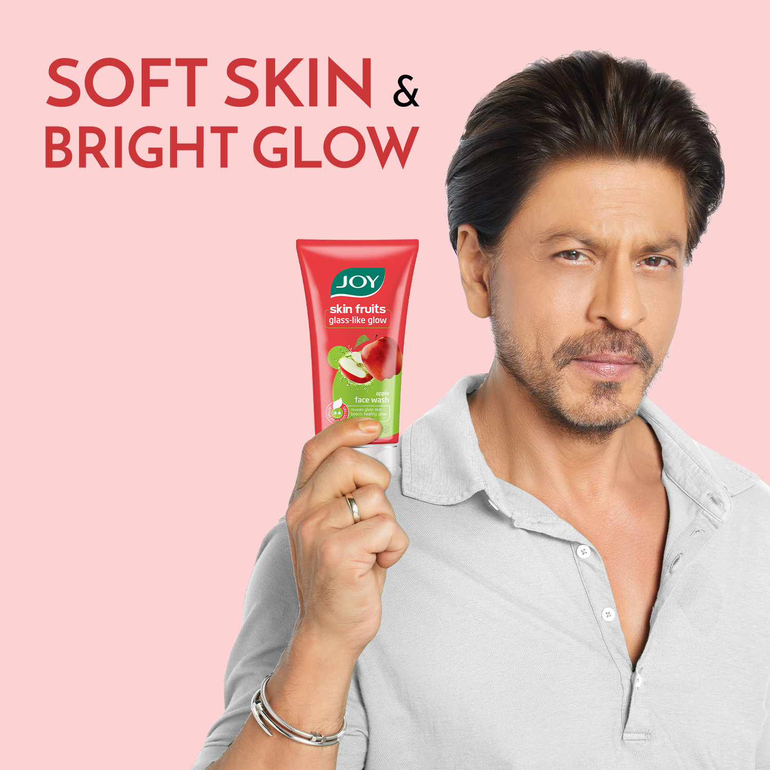 Image of Joy Skin Fruits Softening Glow Apple For All Skin Types Face Wash
