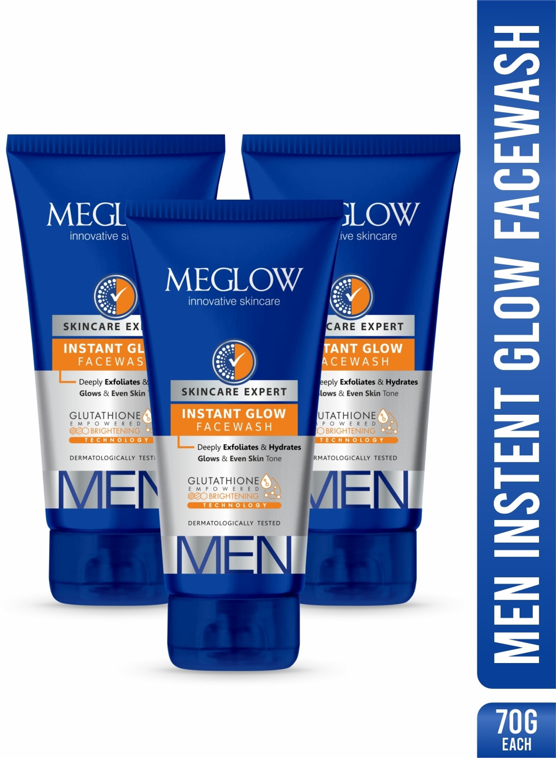 Image of meglow Instant Glow Facewash For Daily Use with Vitamin E for Healthier & Brighter Skin Face Wash
