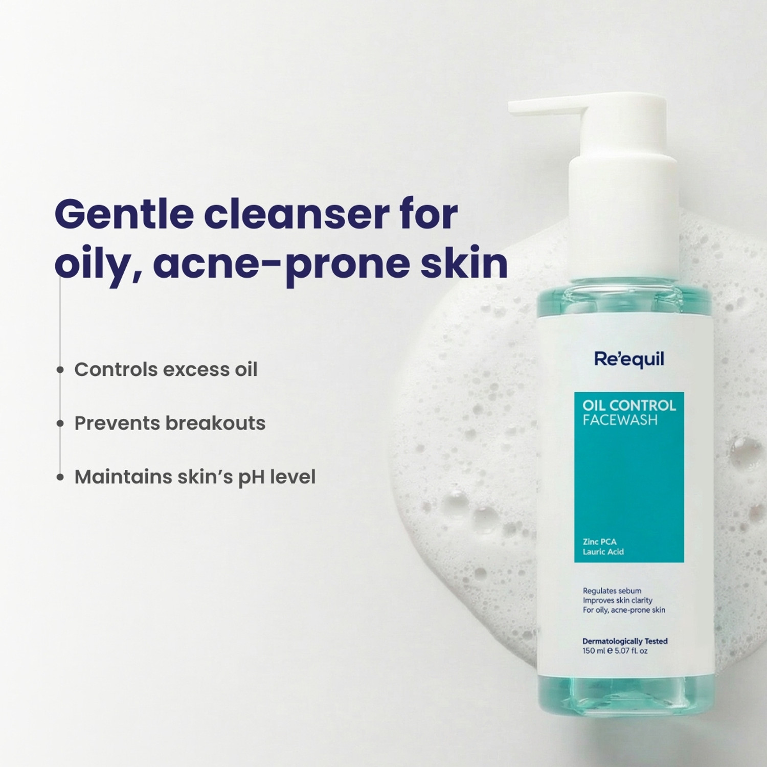 Image of Re'equil Oil Control 150 ml Face Wash