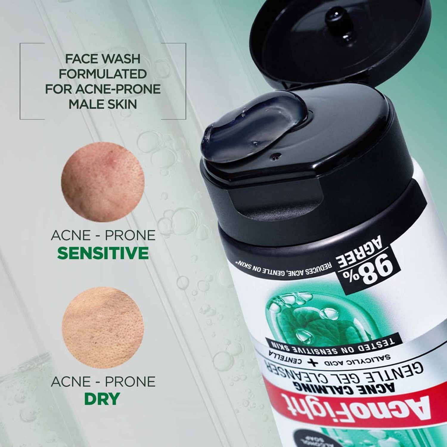 Image of Garnier Men Acno Fight Gentle Cleanser Face Wash