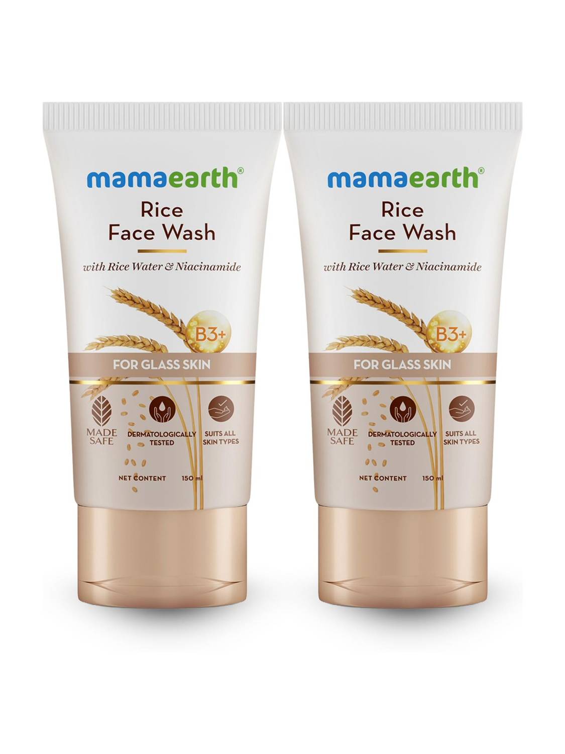 Mamaearth Rice Water & Niacinamide for Glass Skin Face Wash