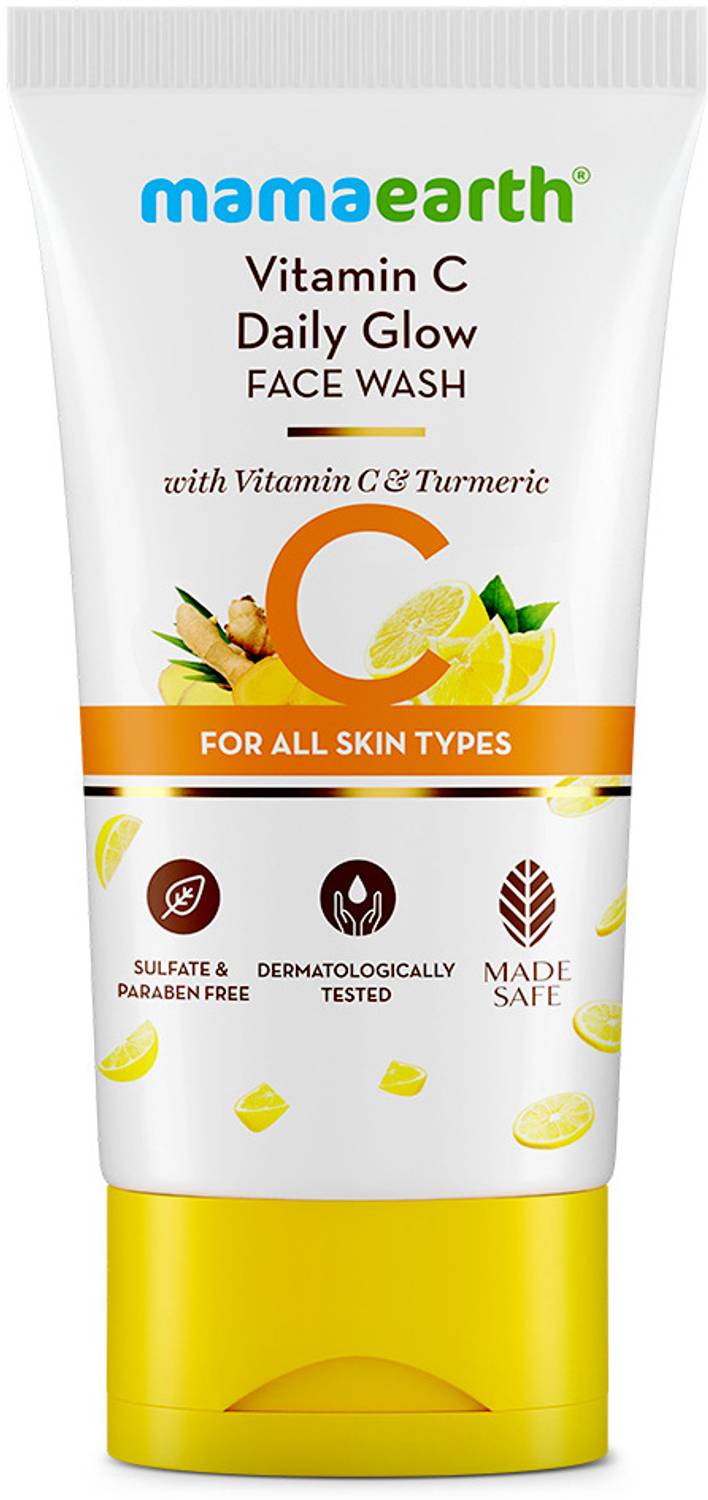 Mamaearth Vitamin C & Turmeric Illumination Face Wash 6L