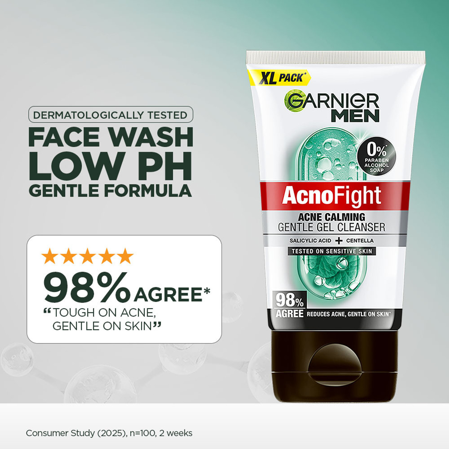 Image of Garnier Men Acno Fight Gentle Cleanser Face Wash