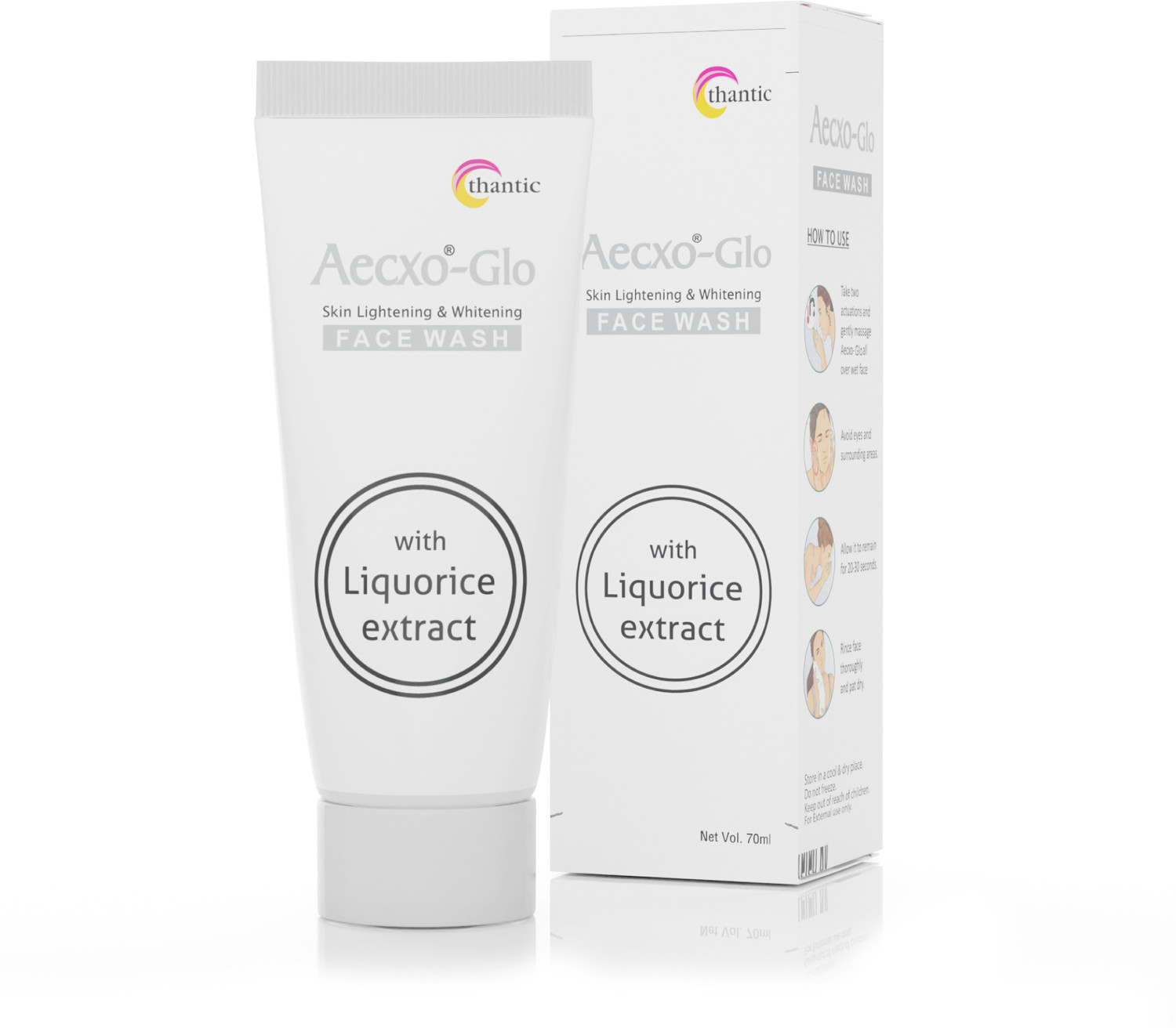 Image of Aecxo Glo 2% Kojic Acid With 3% Niacinamide Daily Brightening Gentle Face Wash