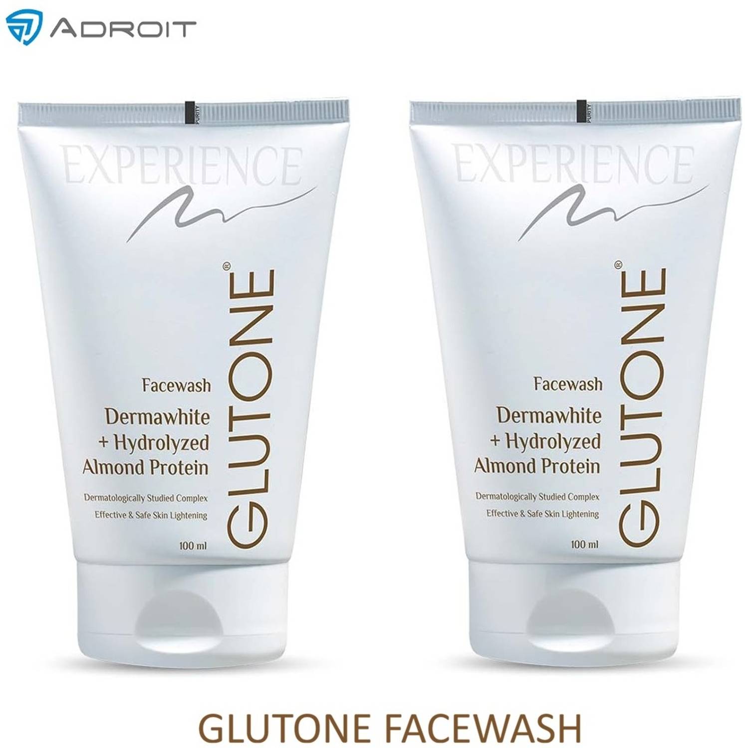 Adroit Glutone Effective & Skin Whitening (2x100) Face Wash