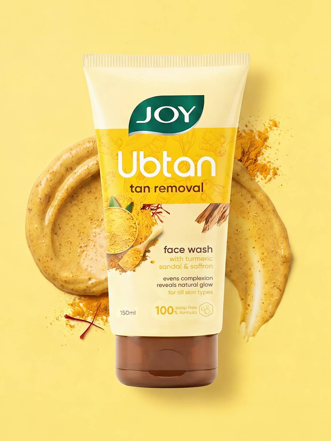 Joy Ubtan Tan Removal , For Natural Glowing Skin Face Wash