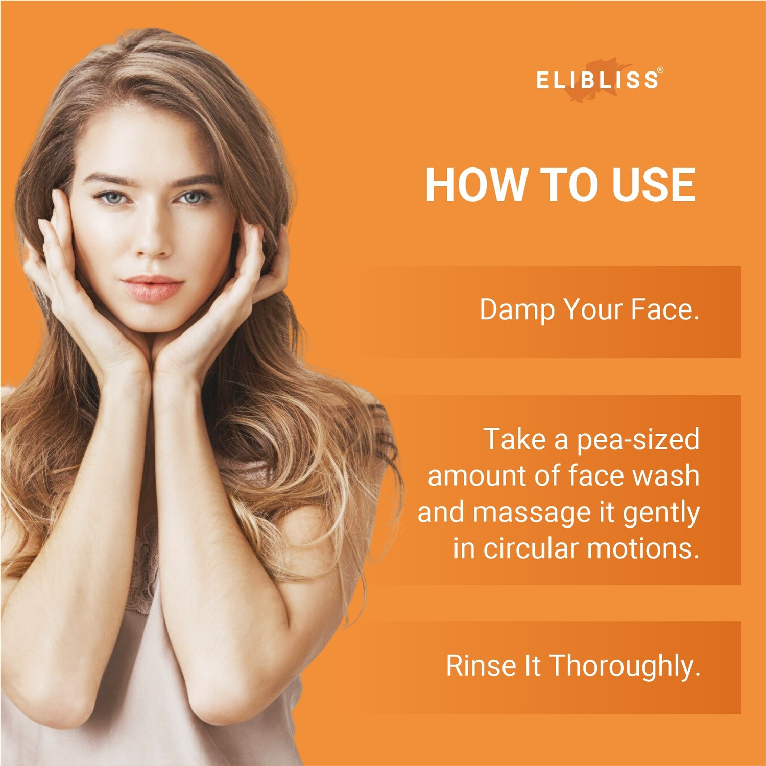 Image of ELIBLISS Vitamin C For Skin Brightening, Face Glow And Deep Cleansing Face Wash