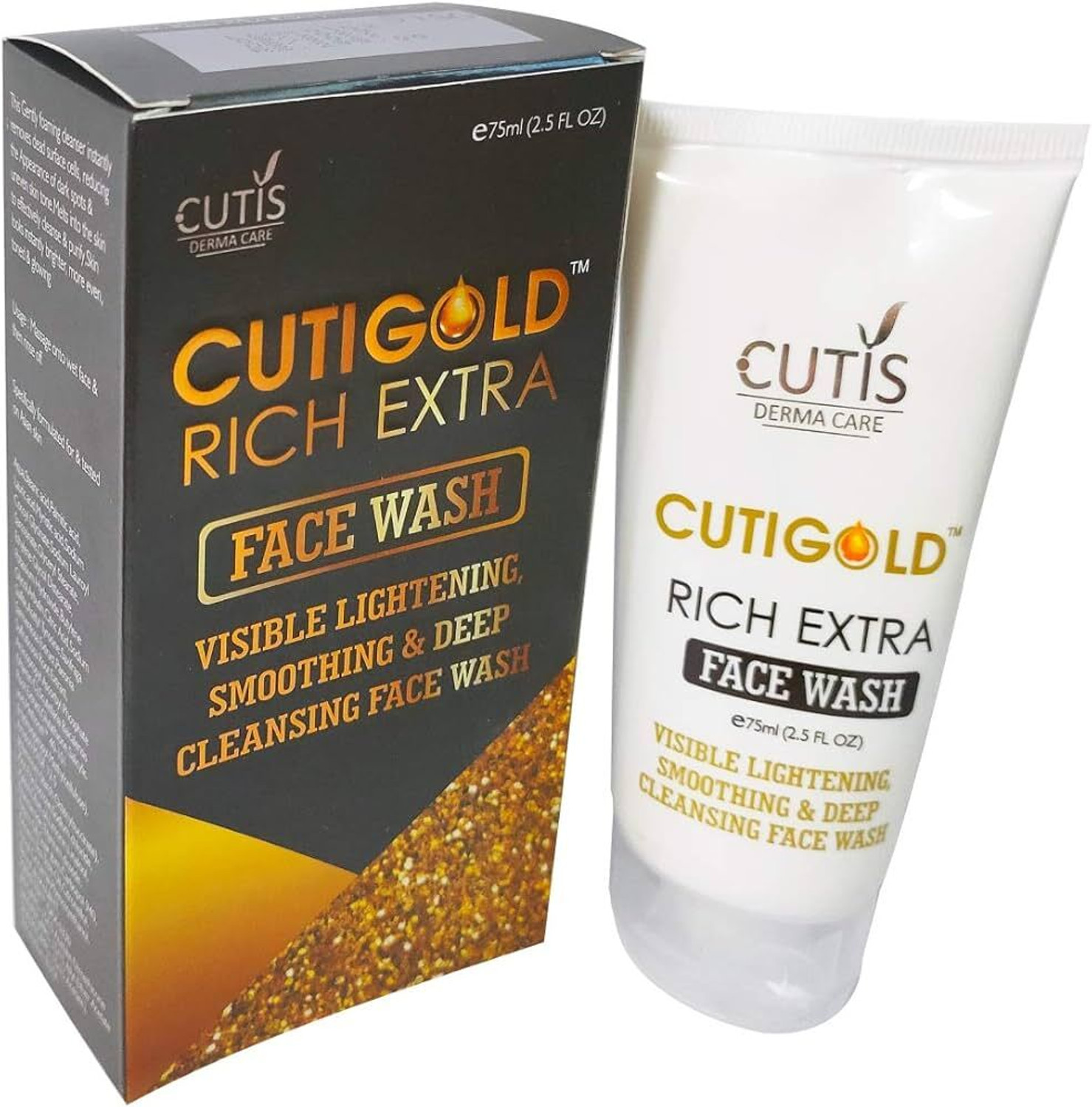 Image of CutiGold CUTI-GOLD RICH EXTRA FACE WASH 75ml Face Wash