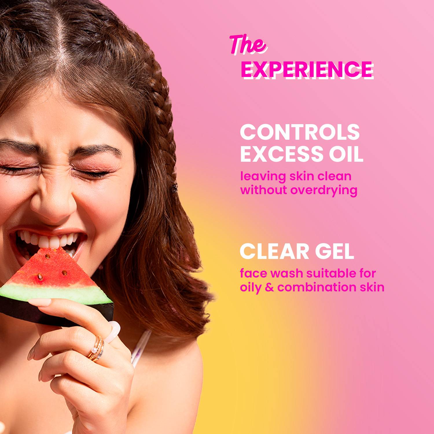 Dot & Key Watermelon Super Glow Gel Face Wash 100ml - Image 3
