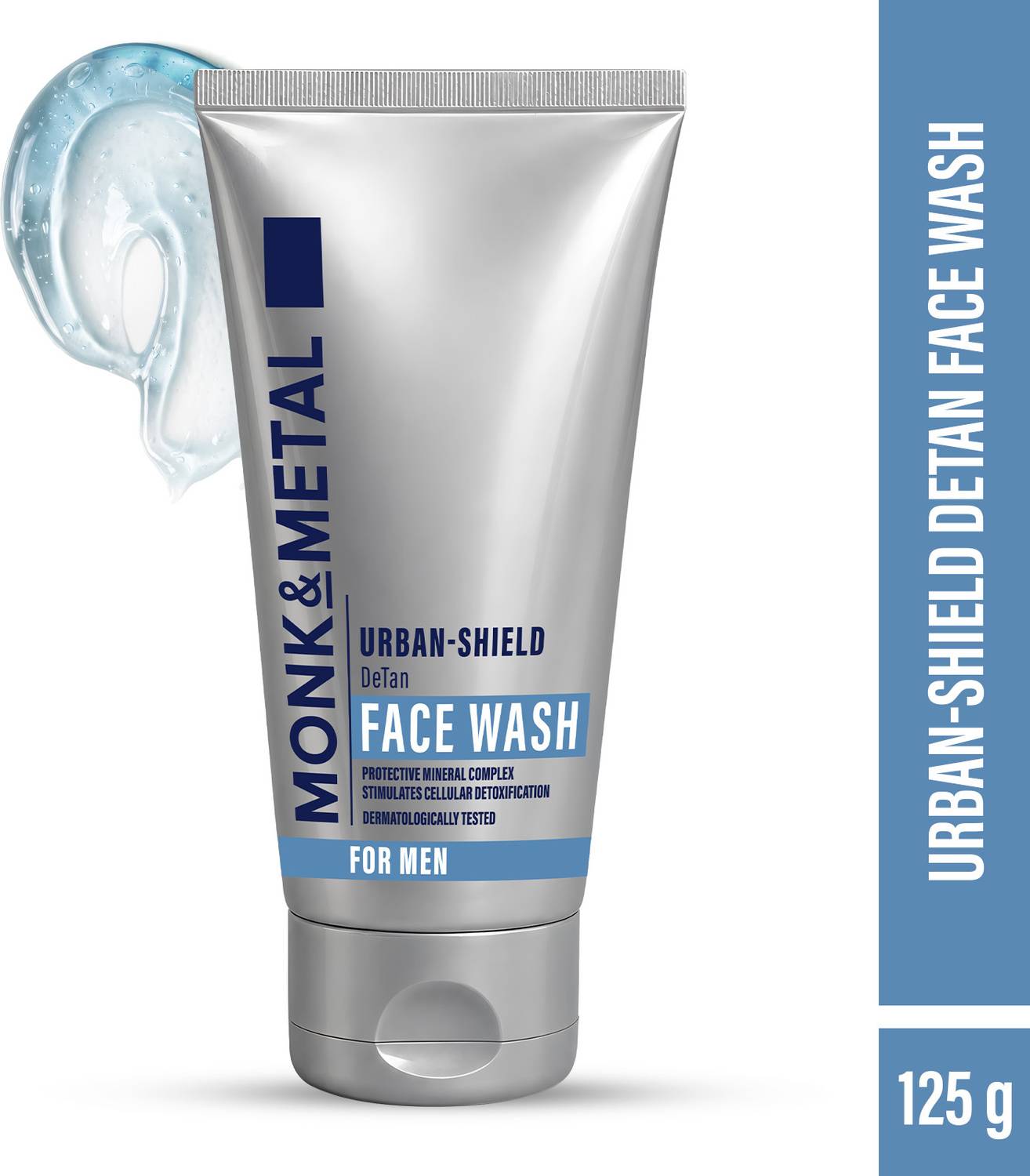 MONK&METAL Urban-Shield De-Tan Face Wash for Men - Image 1