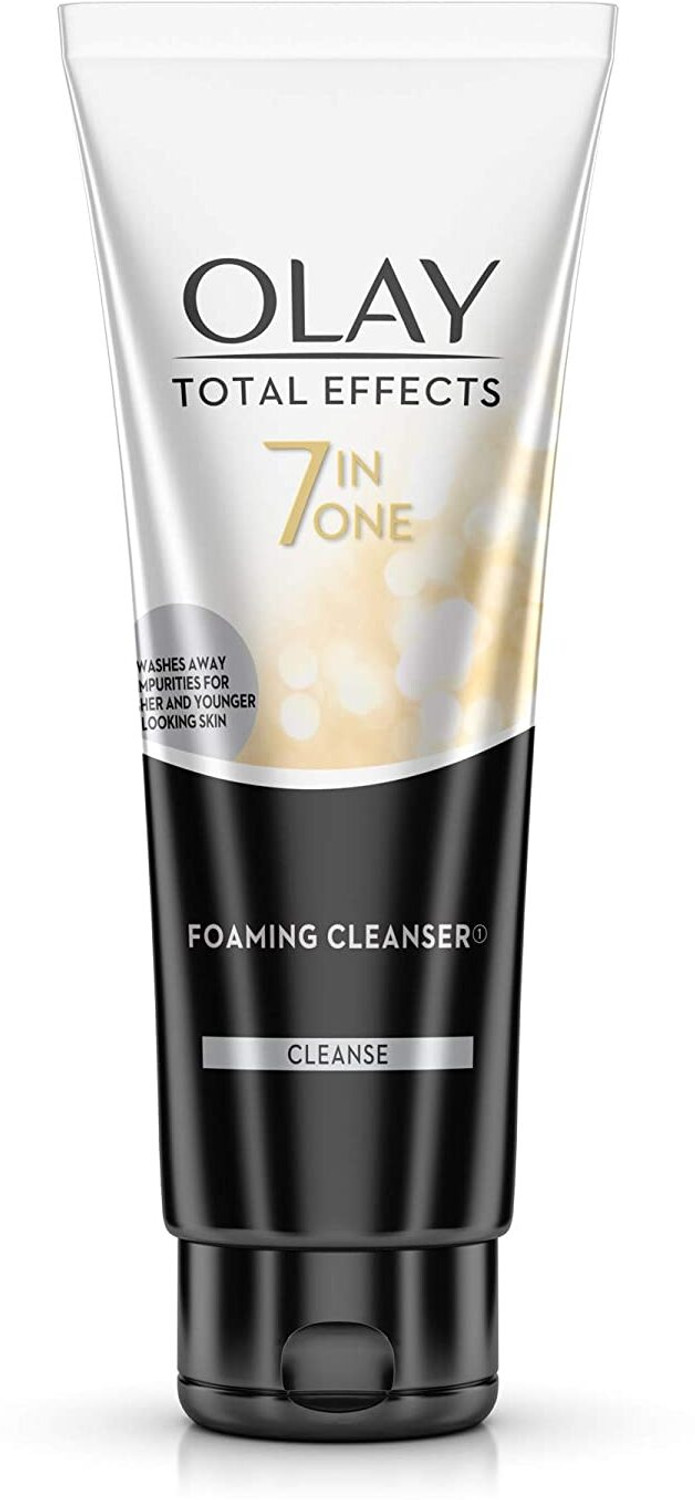 Image of OLAY Total Effects Cleanser with Salicylic Acid & Silica beads Face Wash