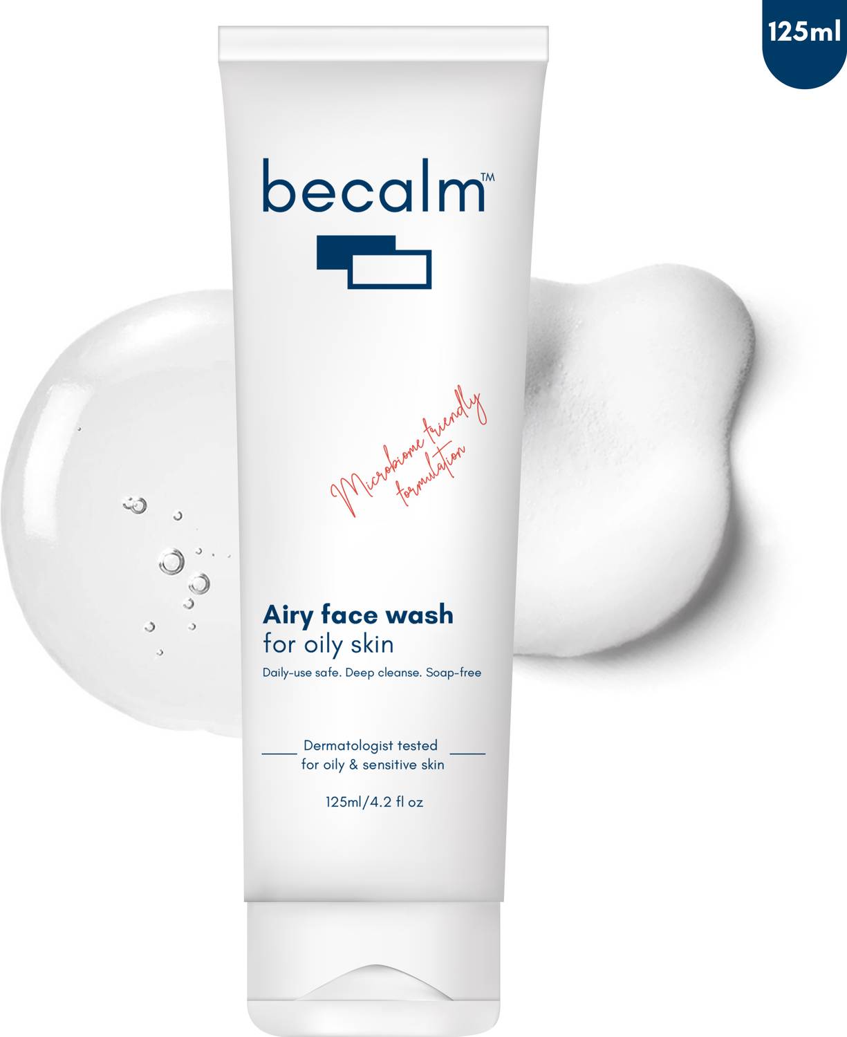 Becalm Airy Face Wash for Oily Skin, 125ml
