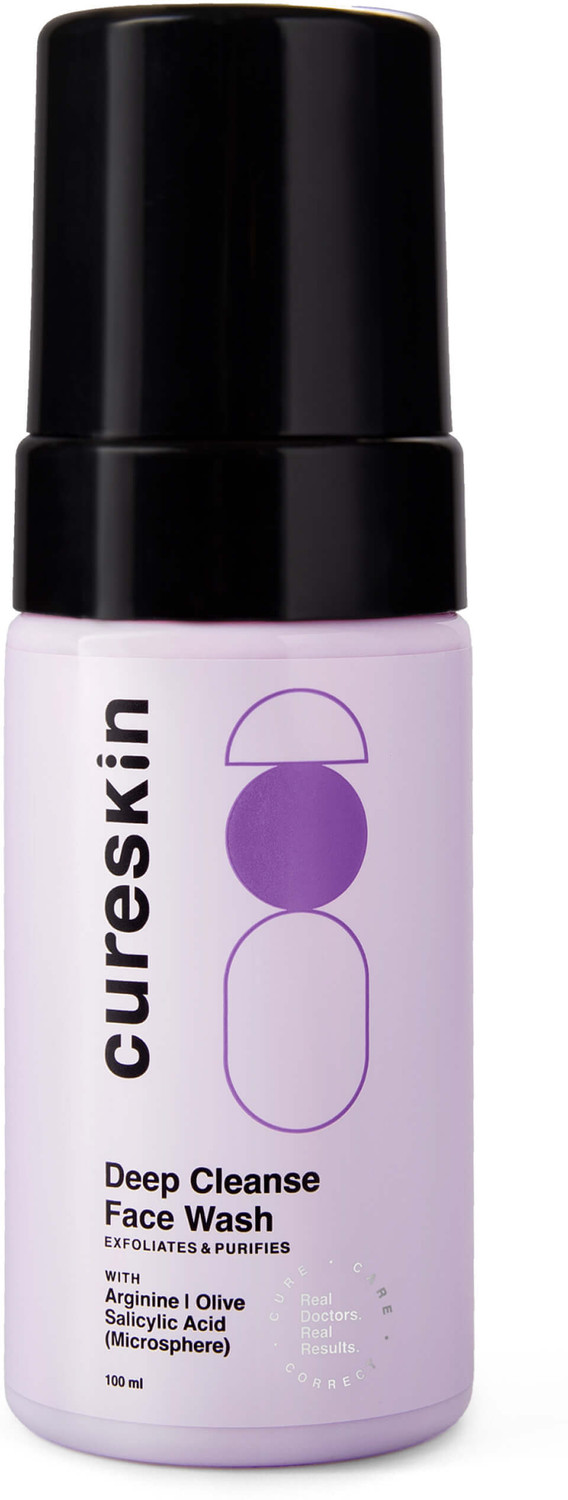 Image of cureskin Deep Cleanse Salicylic Acid Face Wash