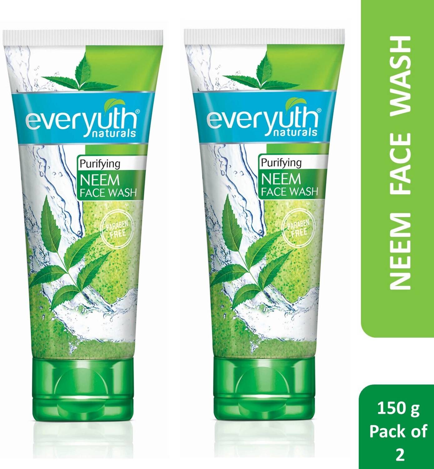 Everyuth Naturals Purifying Neem Antibacterial Neem & Tea Tree OilHydrated, Clear Face Wash