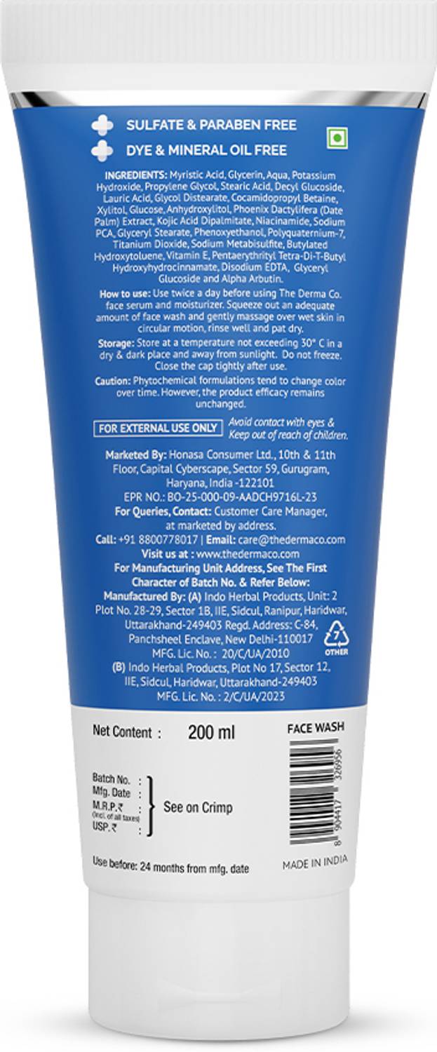 The Derma Co 1% Kojic Acid Face Wash 100/150 ml - Image 4