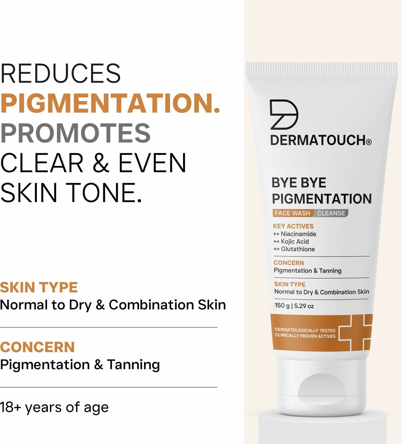 Dermatouch Bye Bye Pigmentation Face Wash - Image 3
