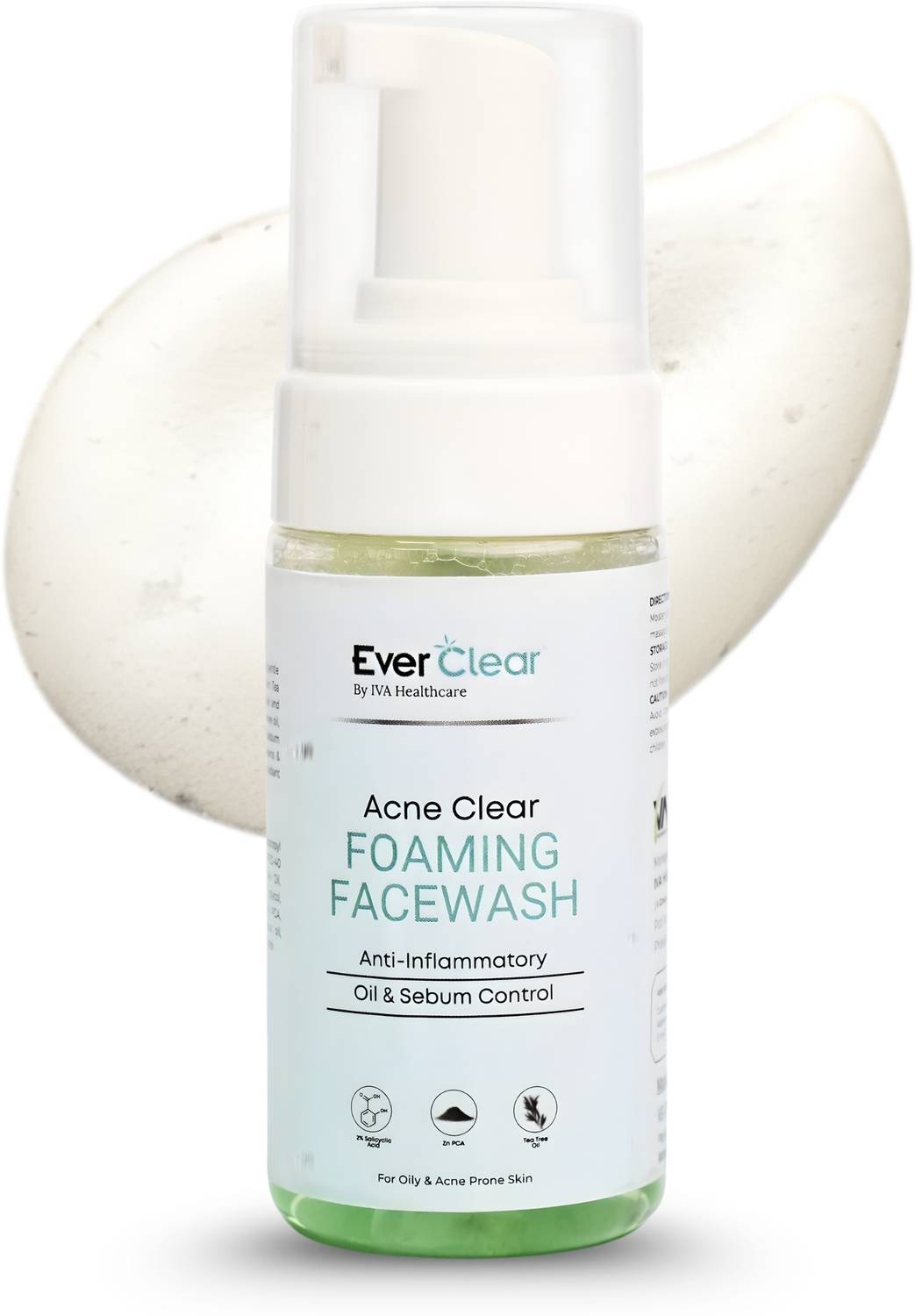 Everclear Acne Clear Foaming Facewash 100 ml Oil Control Anti
