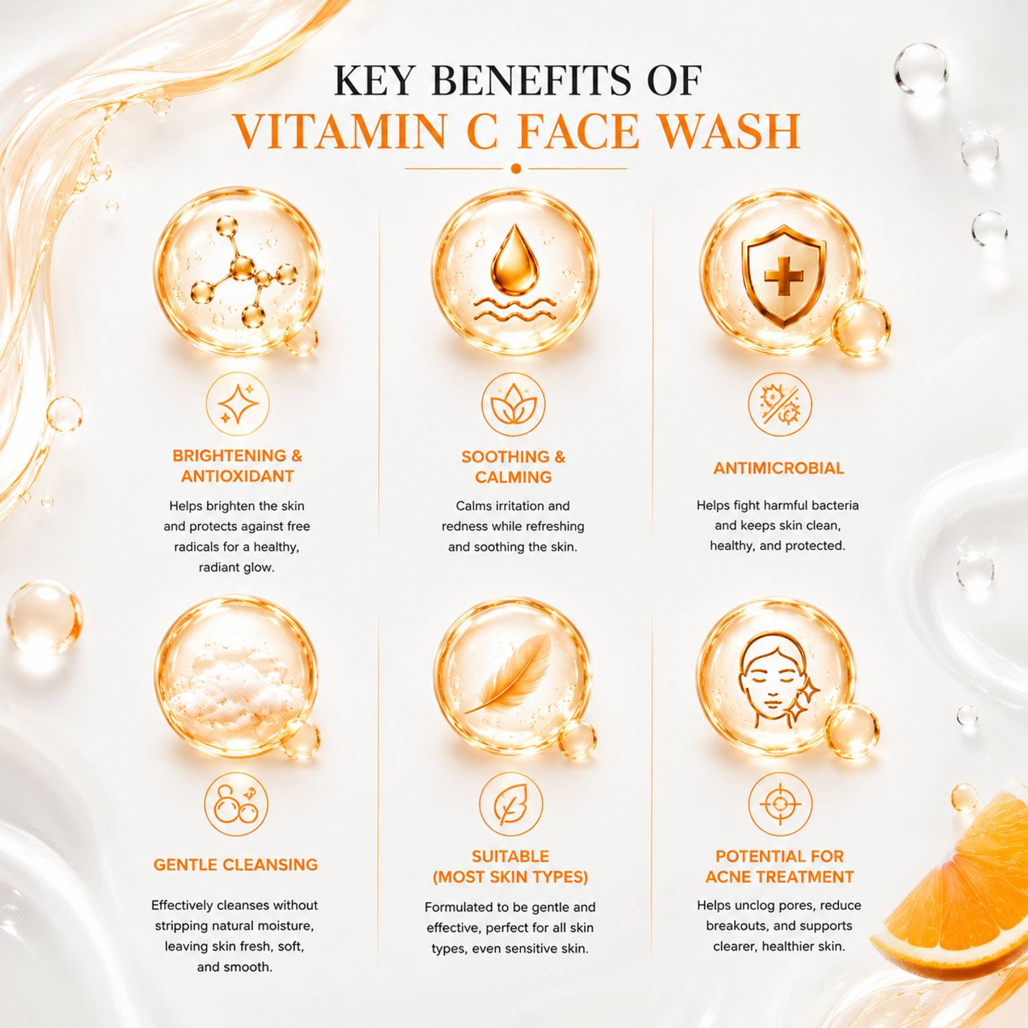 Aesthetikos Vitamin C Face Wash Pack of 2 - Image 3