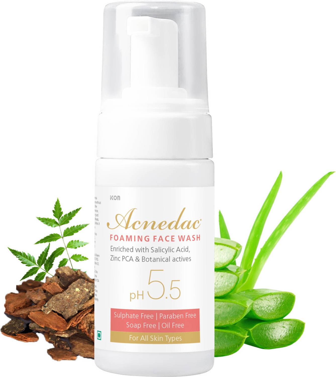 Acnedac Antiacne & Antipimple Foaming  100 ml | Salicylic Acid Face Wash