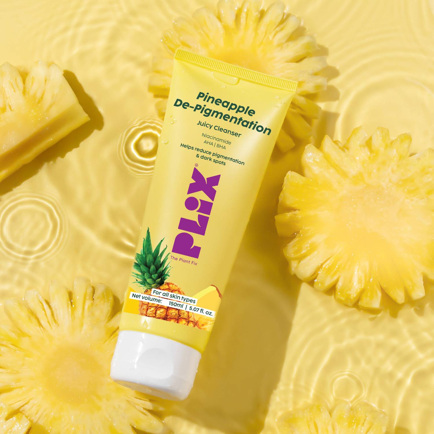 The Plant Fix Plix Pineapple Juicy Facewash - Image 1