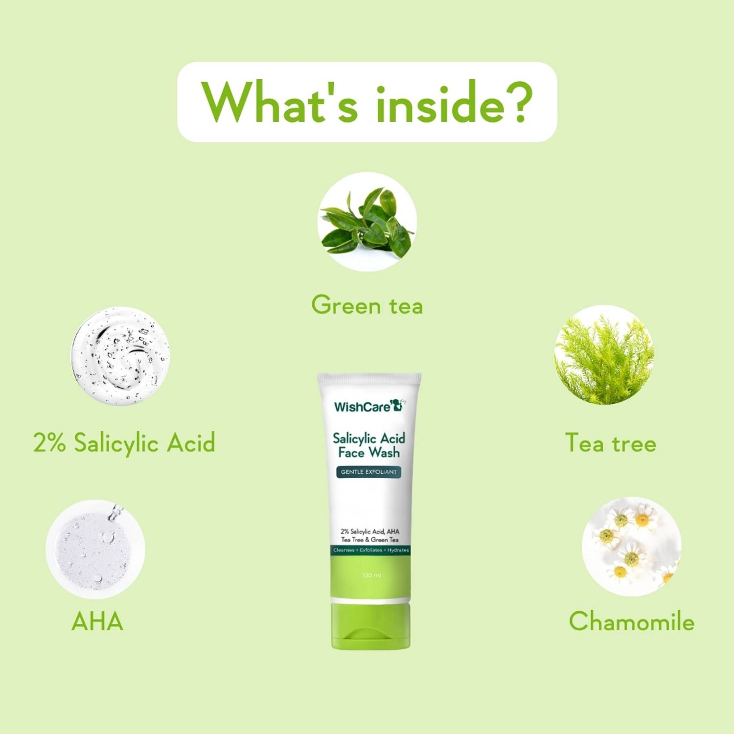 WishCare 2% Salicylic Acid Face Wash - Image 4