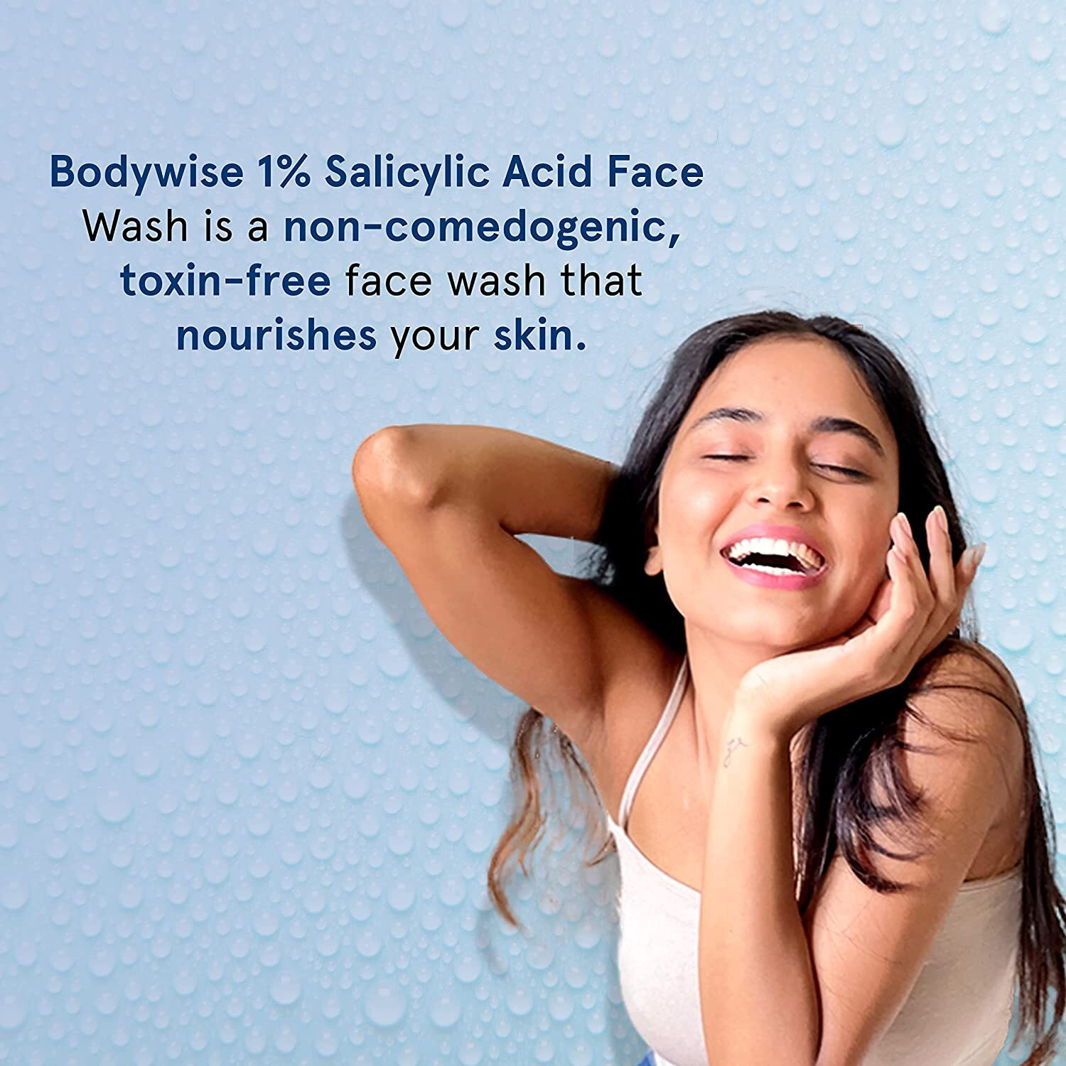 Image of Be Bodywise 1% Salicylic Acid, Oil Control for Acne, Pimples | Paraben & Soap Free Face Wash