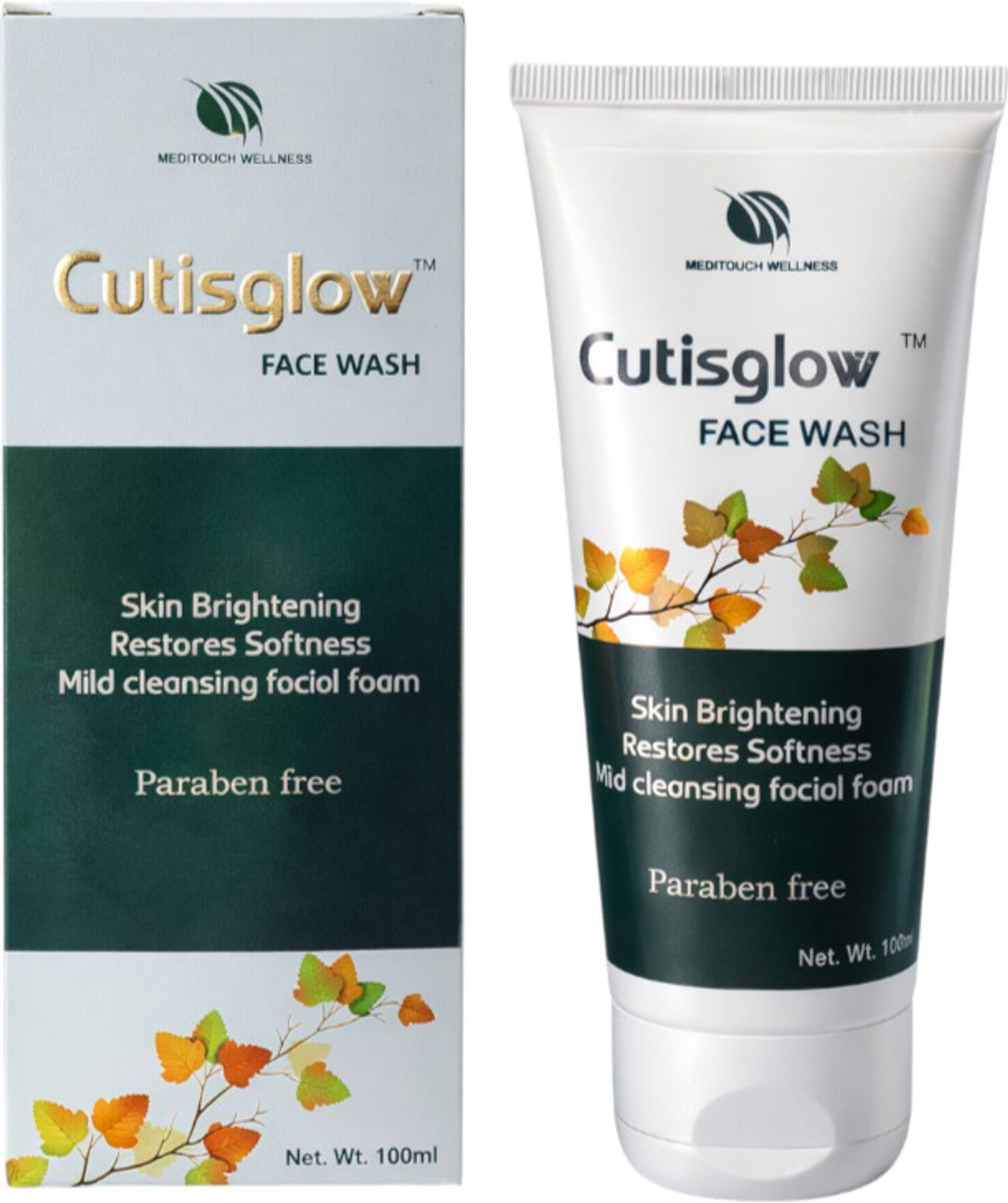 Image of Cutisglow - Skin Brightening , Fades Blemishes, Hyperpigmentation, Dark Spots, Curcuma Longifolia Face Wash