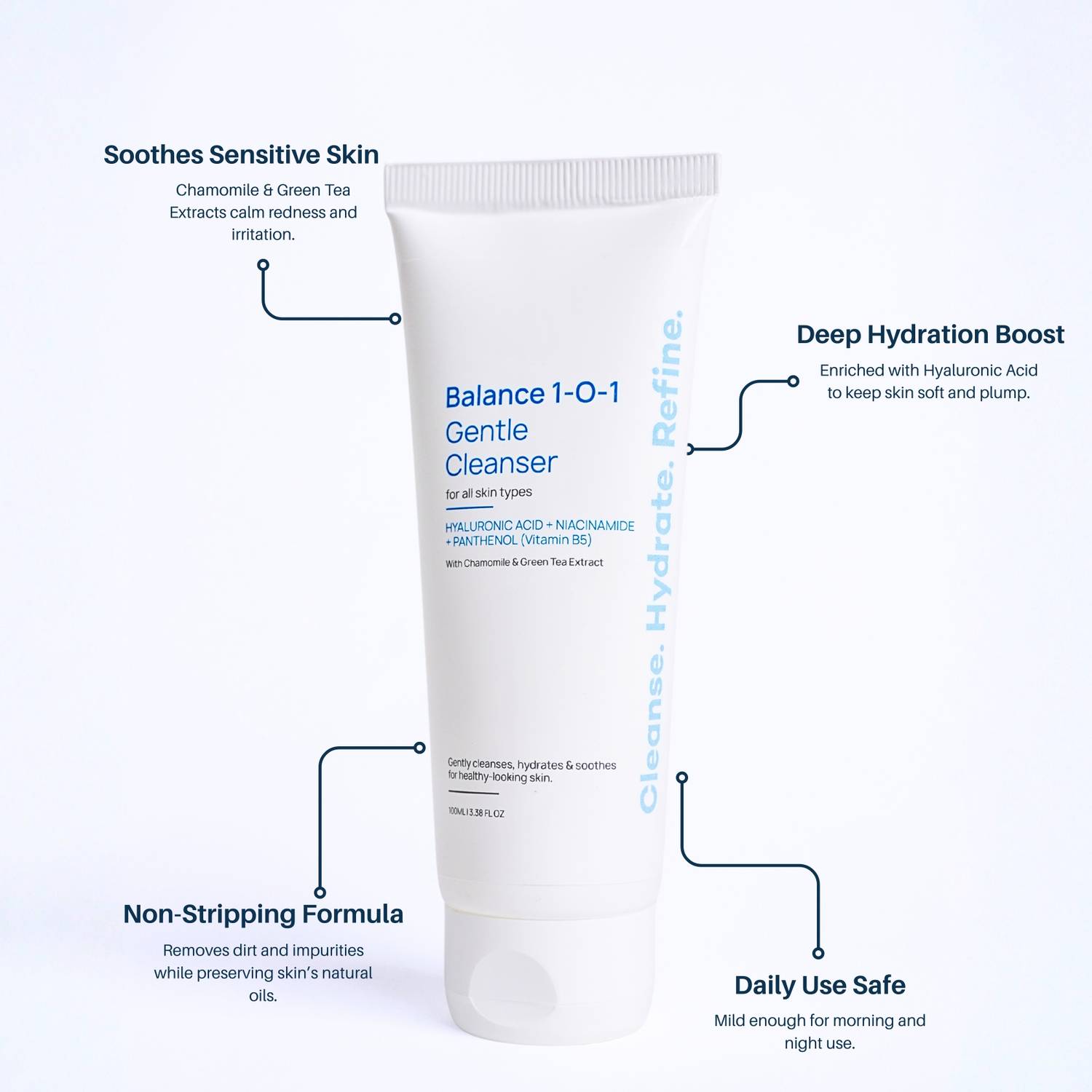 SAYY Balance 1-O-1 Gentle Hydrating Face Cleanser - Image 1