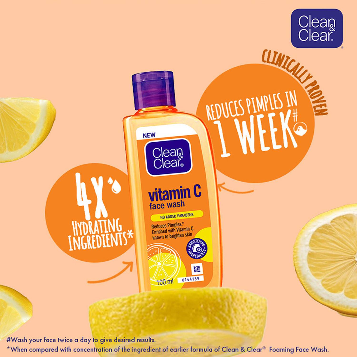 Clean & Clear Vitamin C Face Wash - Image 5