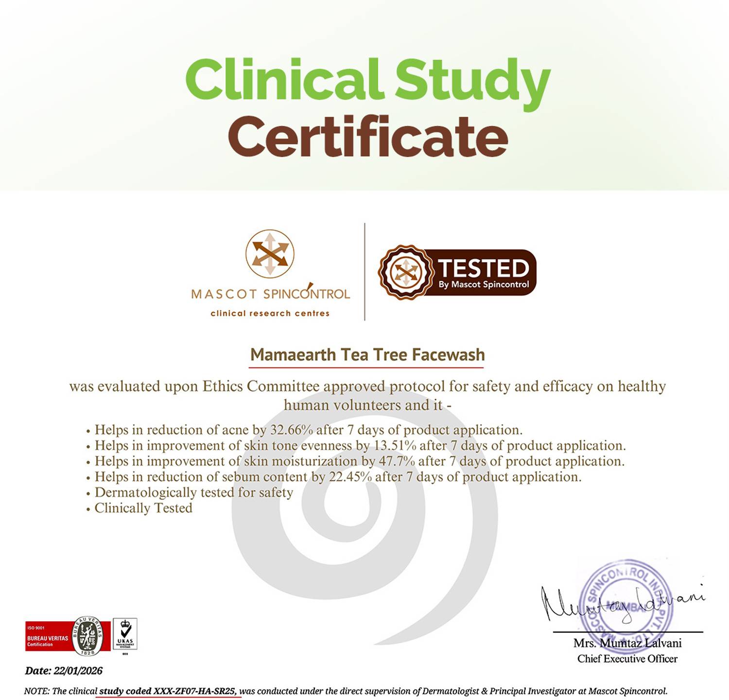 Mamaearth Tea Tree Oil Control Facewash 100ml - Image 3