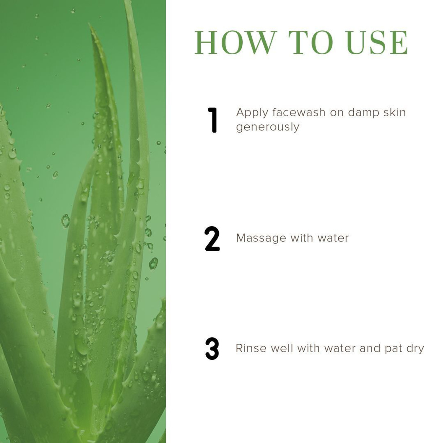 Image of KHADI NATURAL Aloe Vera for Fresh Hydrated Skin Care Face Wash