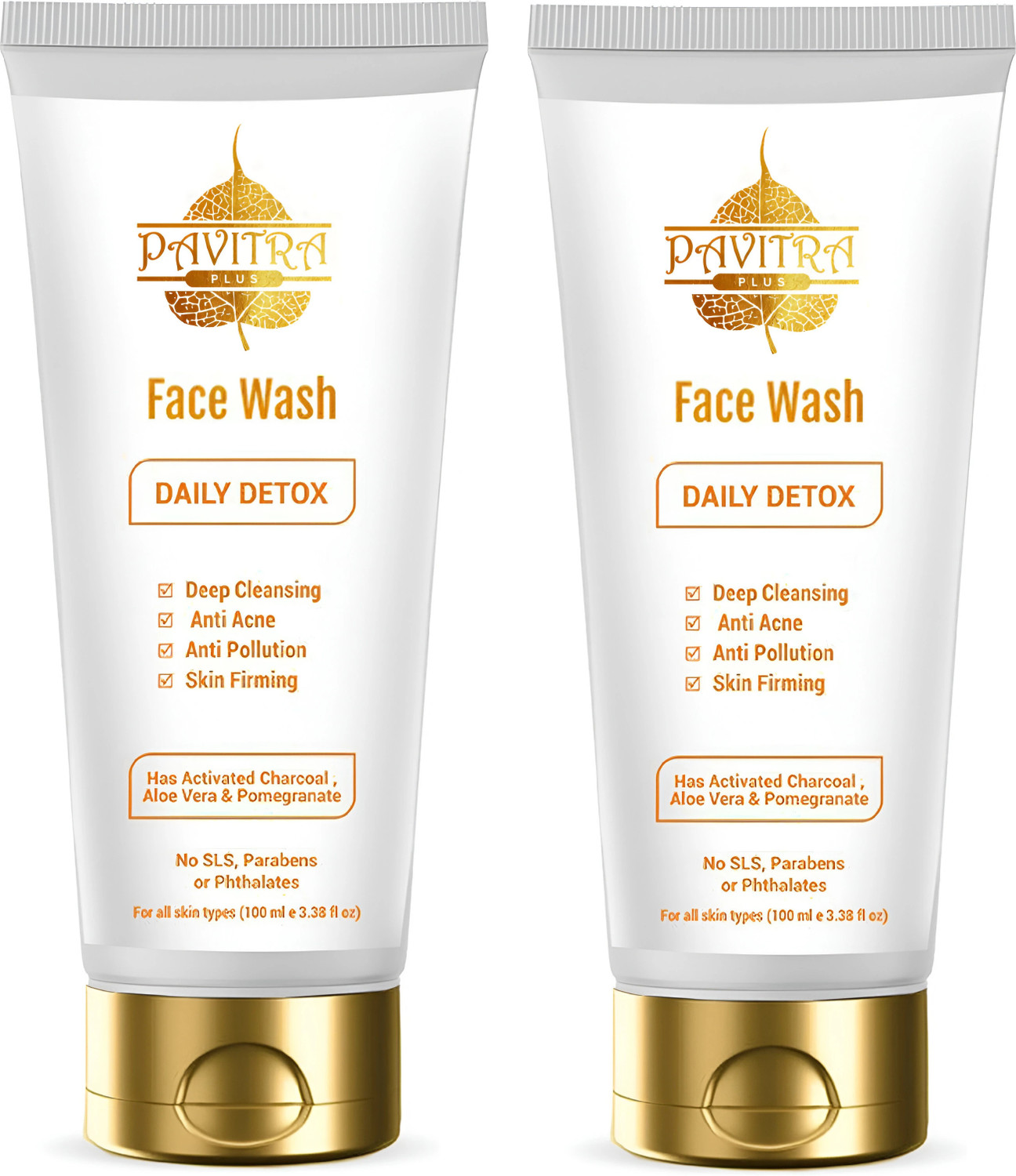 Image of PavitraPlus Charcoal Face wash combo Face Wash