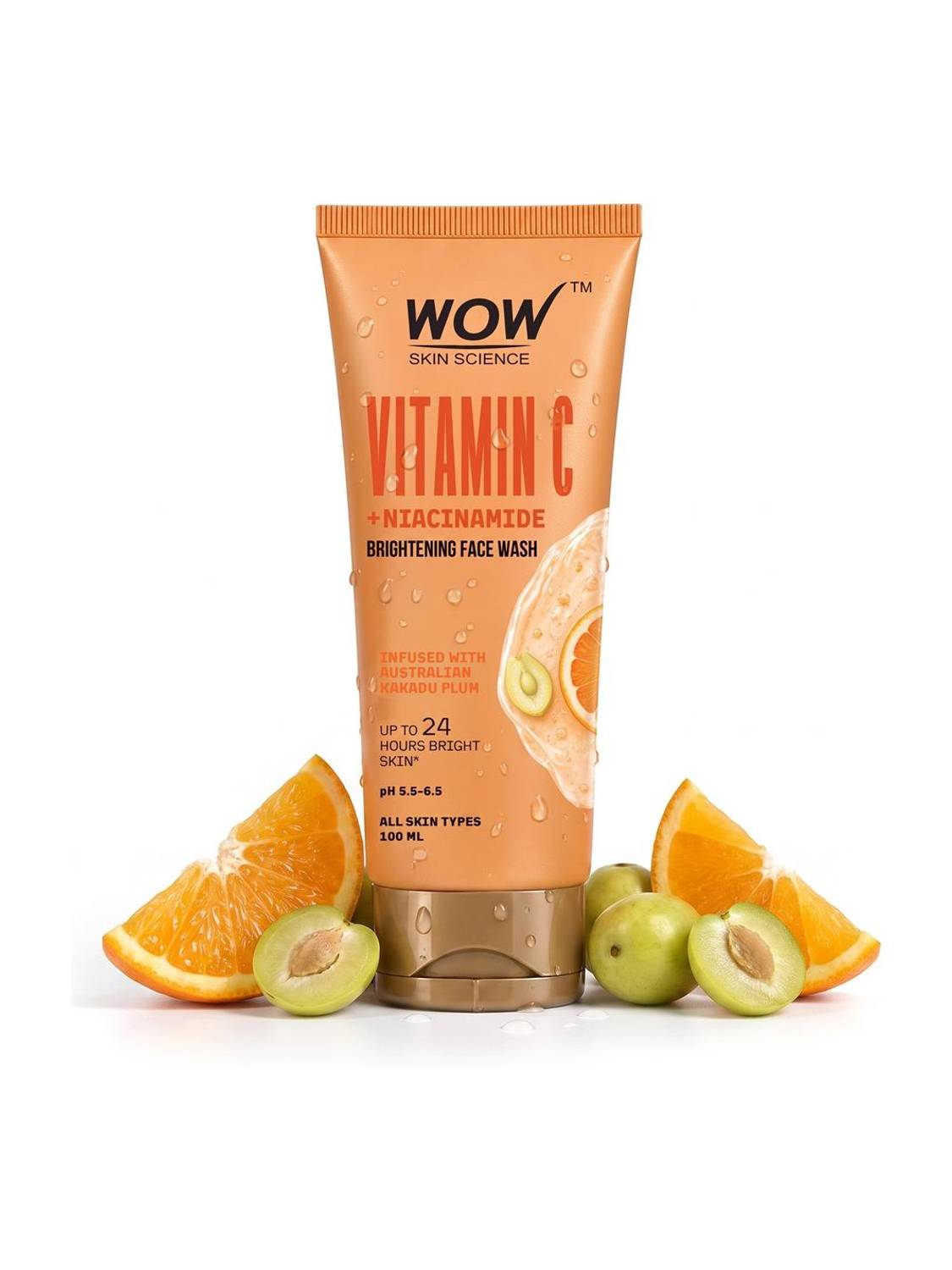 WOW SKIN SCIENCE Vitamin C & Niacinamide | For Brighter Glow | For All Skin Types Face Wash